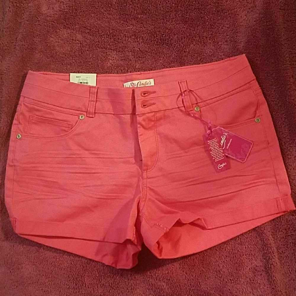 Bright Coral Shorts by Candies